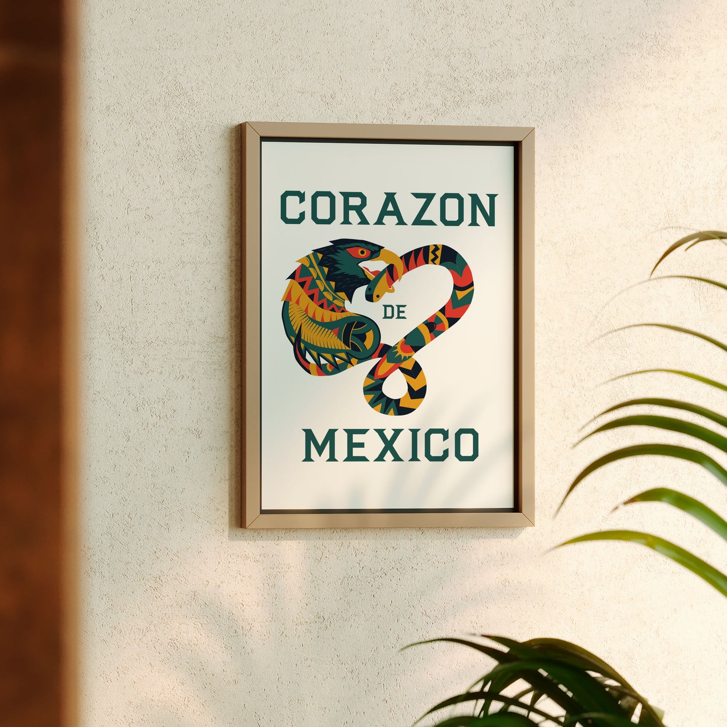 Corazon De Mexico Art Print