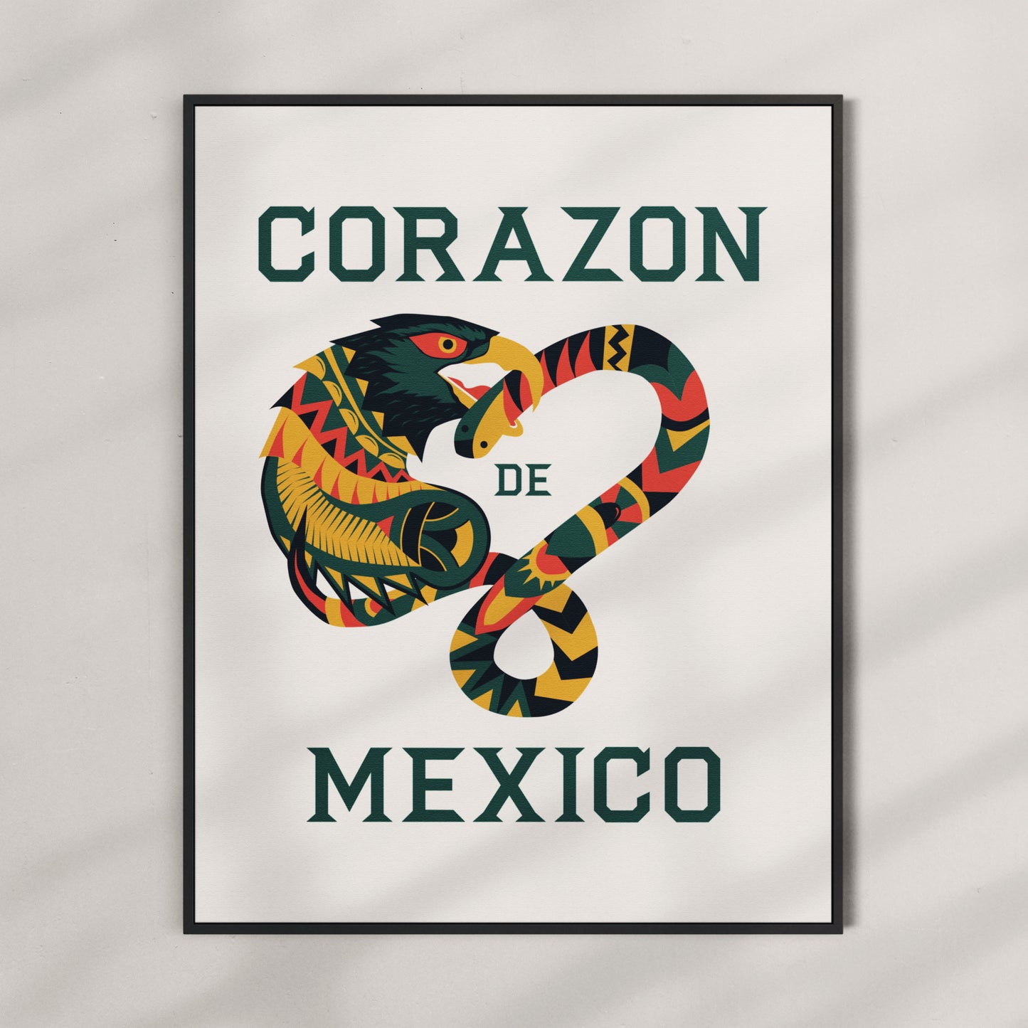 Corazon De Mexico Art Print