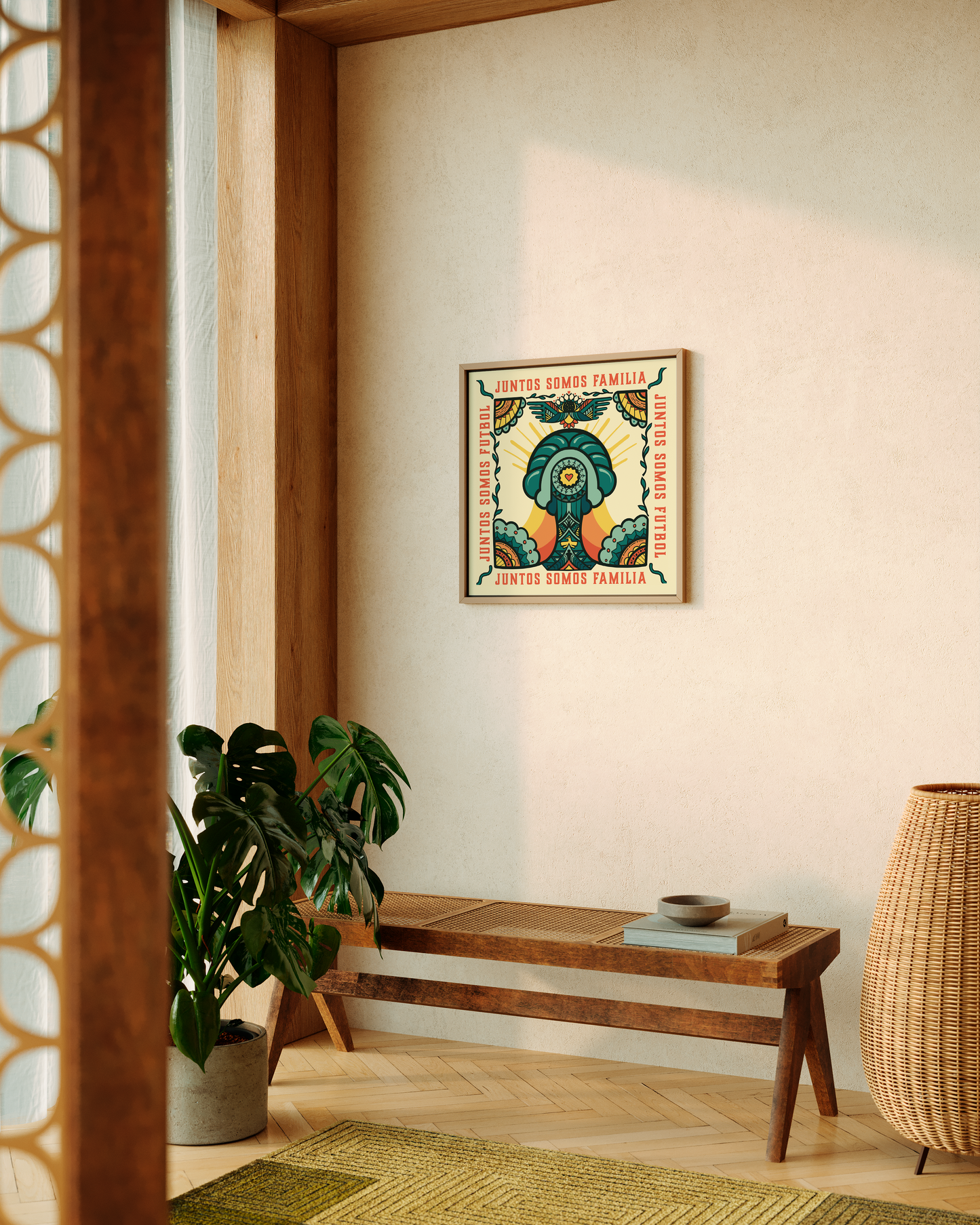 Juntos Somos Familia Hispanic Heritage Month Art Print