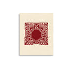 Room Decor Poster | Red Art Poster | Bivid Creative Co.