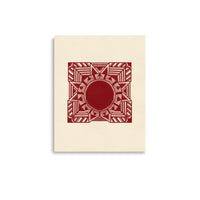 Room Decor Poster | Red Art Poster | Bivid Creative Co.