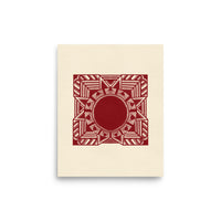 Room Decor Poster | Red Art Poster | Bivid Creative Co.